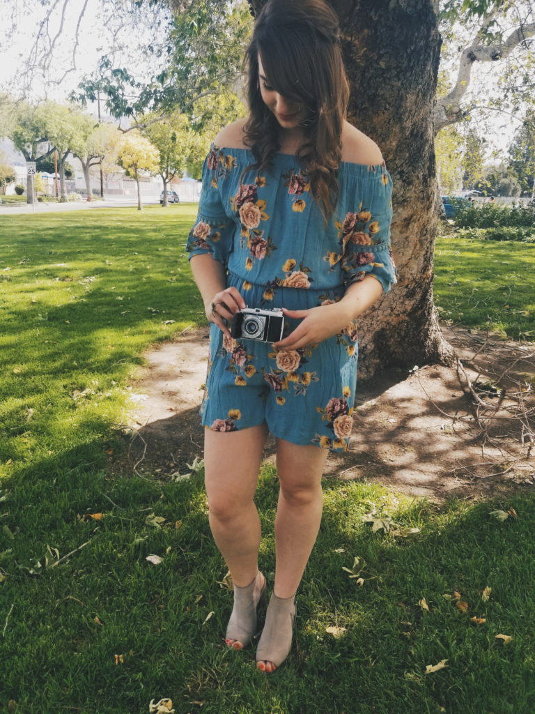 antique camera, summer, spring, outfit, cute