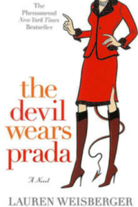 Cover of the book The Devil Wears Prada by Lauren Weisberger, links to Amazon