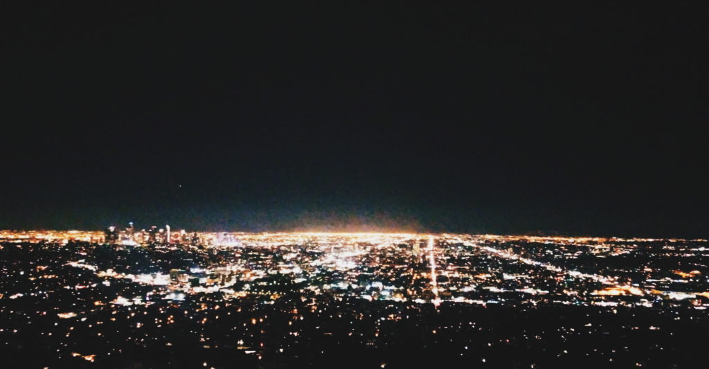 LA Skyline at night